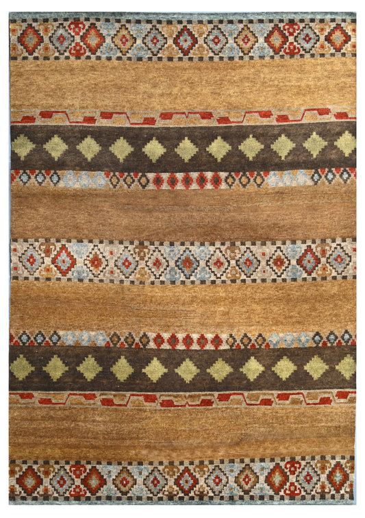 Multi Color Tribal Southwestern Hand Knotted Area Rug