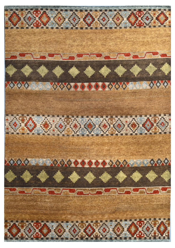 Multi Color Tribal Southwestern Hand Knotted Area Rug