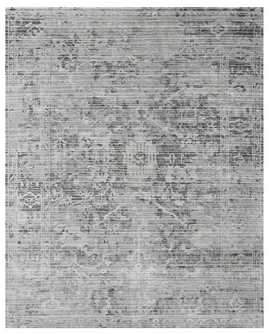 Earth Stone Hand Knotted Wool Distressed Oriental Rug