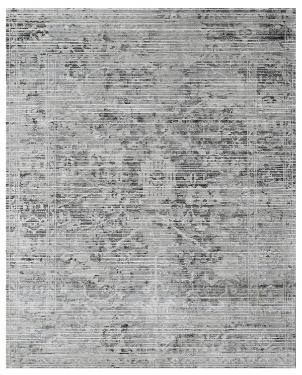 Earth Stone Hand Knotted Wool Distressed Oriental Rug