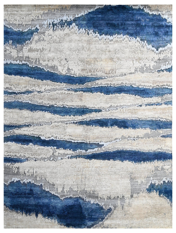Celestial Tides Hand Knotted Rug