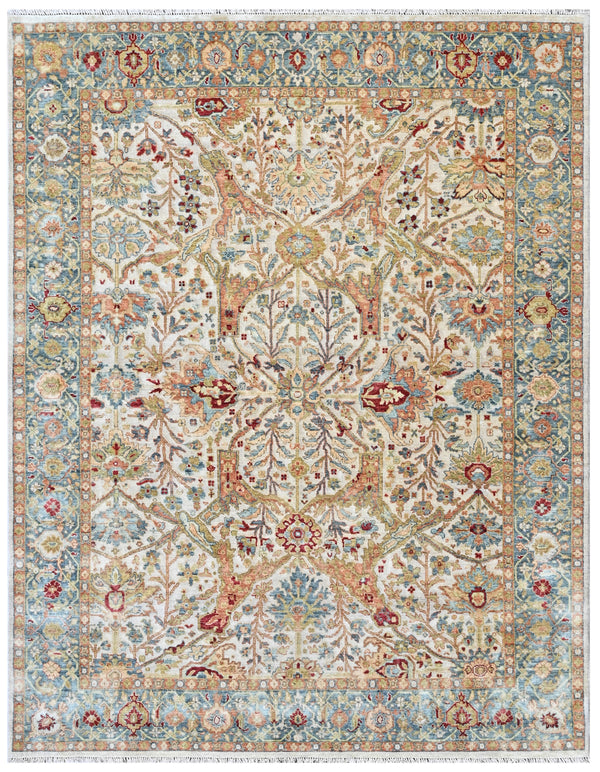 Persian Heritage Hand Knotted Wool Rug