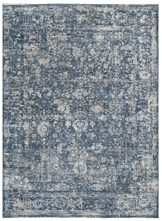 Midnight Vintage Hand Knotted Wool Rug