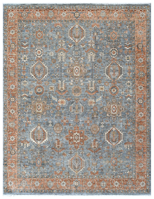 Heriz Persian Hand Knotted Wool Rug