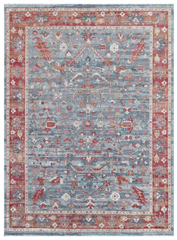 Crimson Legacy Hand Knotted Wool Area Rug