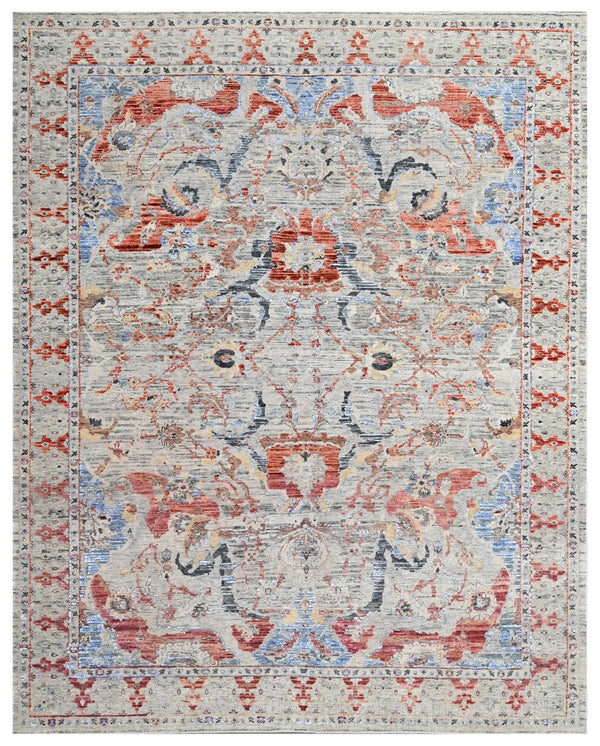 Imperial Oxblood Artisan Hand Knotted Rug