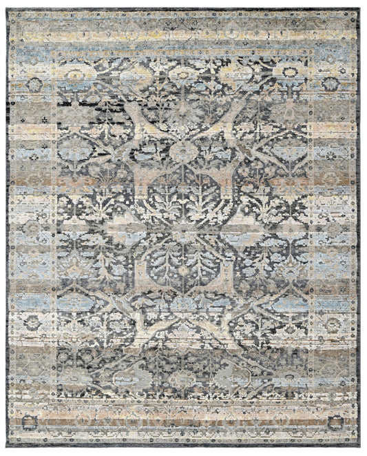 Carbon Oxide Hand Knotted Rug