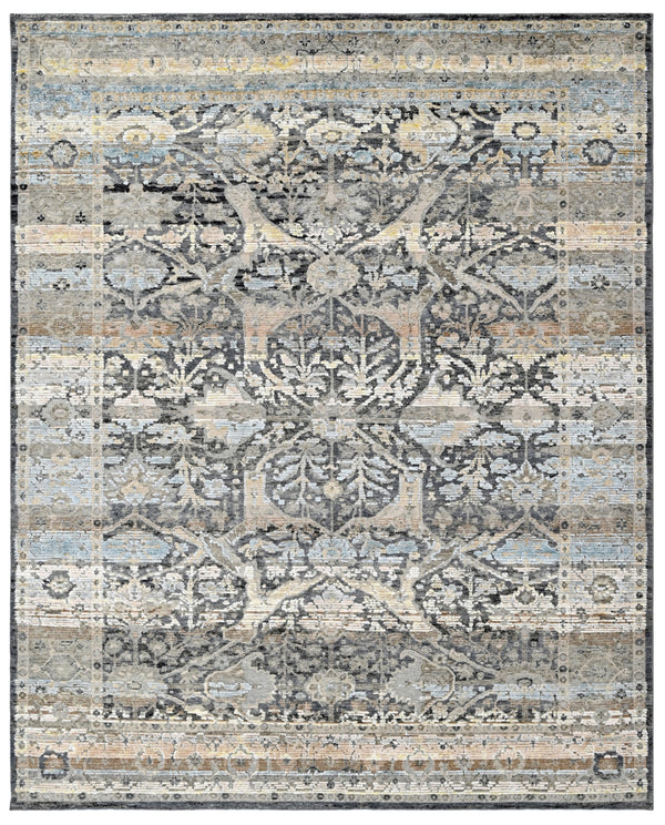 Carbon Oxide Hand Knotted Rug
