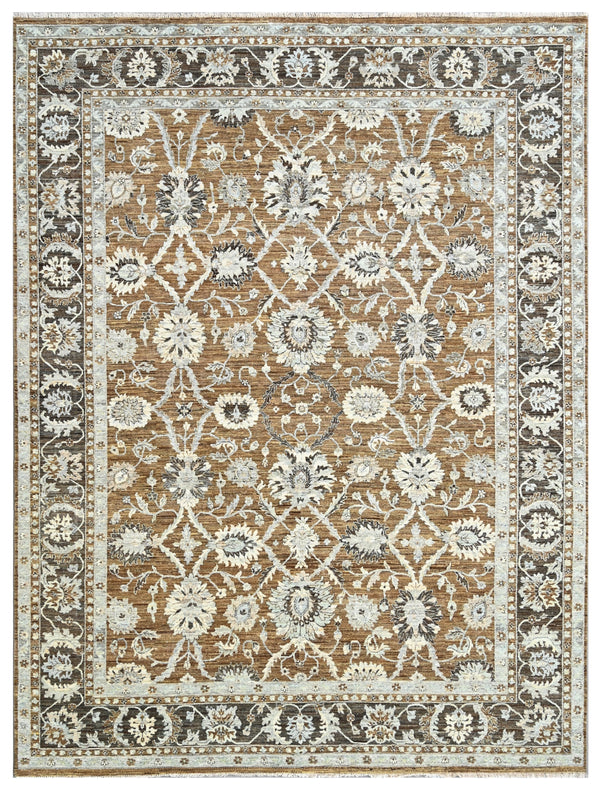 Umber Empress Hand Knotted Rug