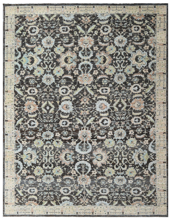 Twilight Emblem Hand Knotted Wool Rug