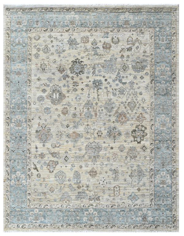 Frosted Memoir Hand Knotted Wool Rug