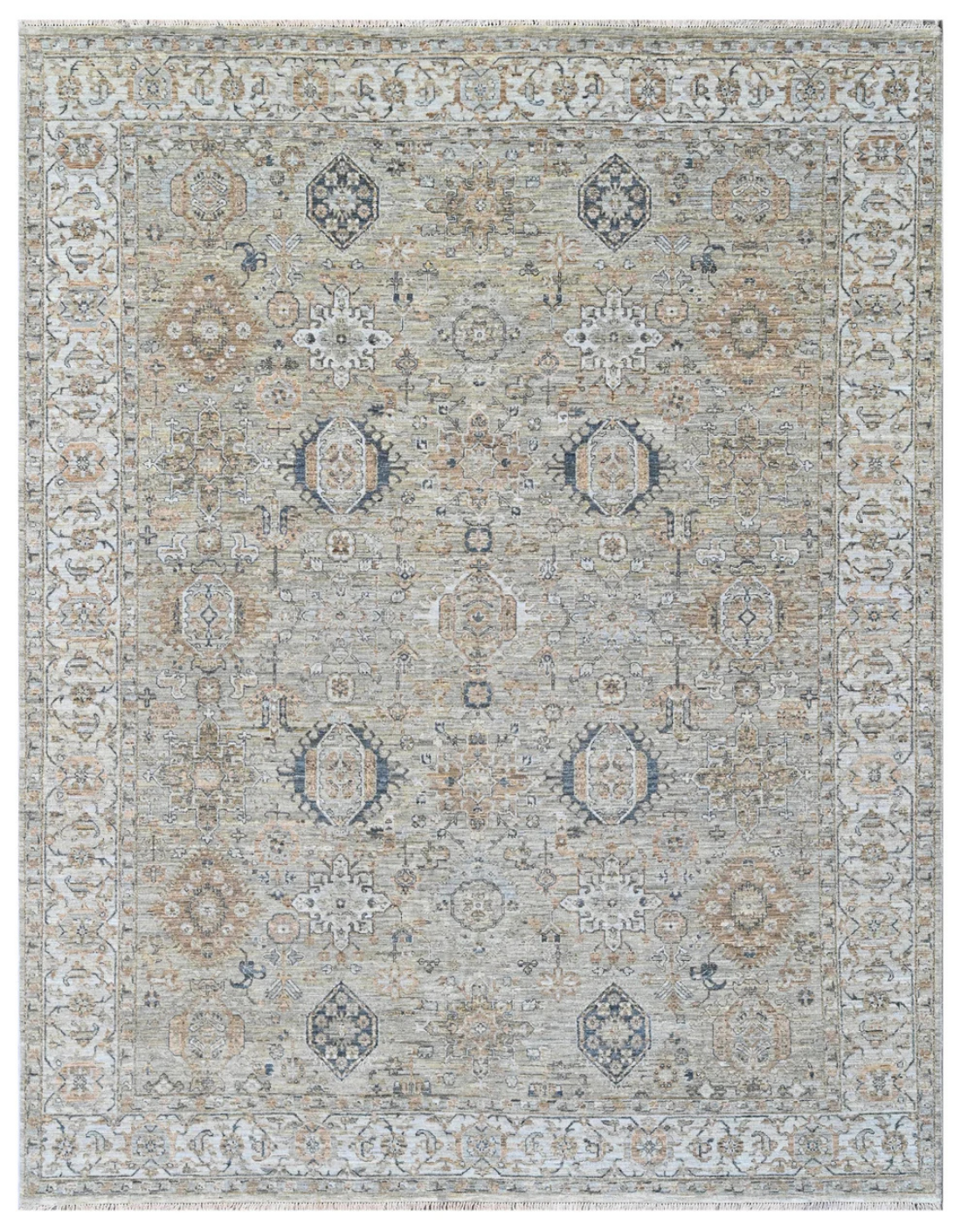 Manuscript Rug Dustveil Manuscript Hand Knotted Wool Rug – Bhadohi Carpets