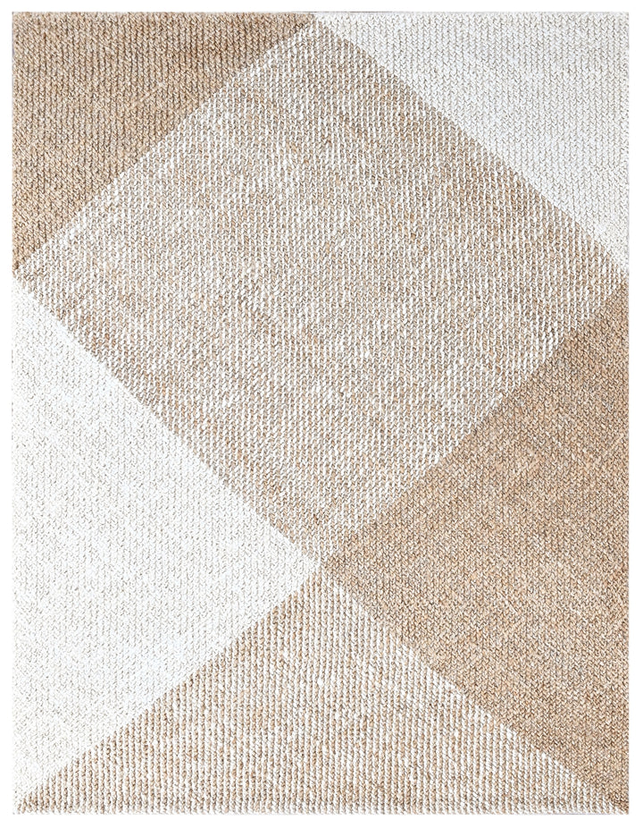 Nordic Geometry Hand Woven Jute Rug