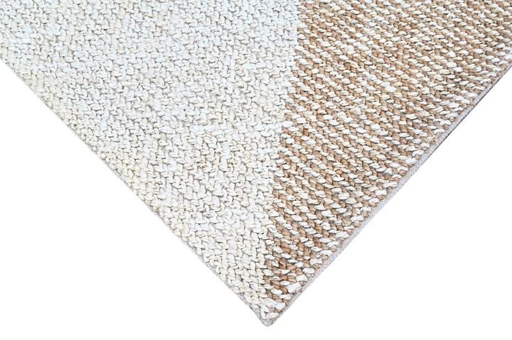 Nordic Geometry Hand Woven Jute Rug