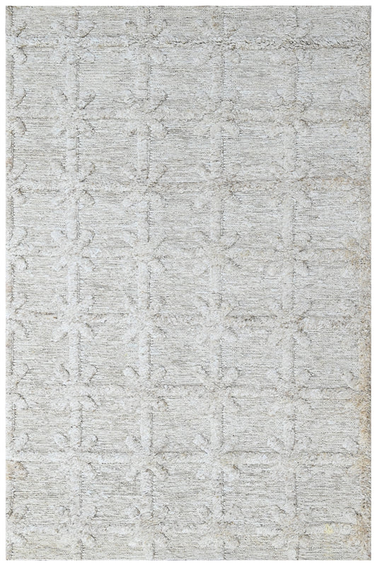 Ivory Haven Textured Hand Woven Jute Rug