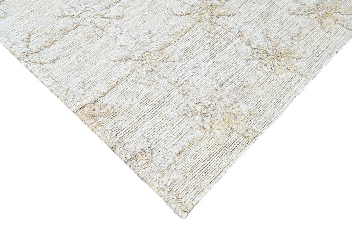 Ivory Haven Textured Hand Woven Jute Rug