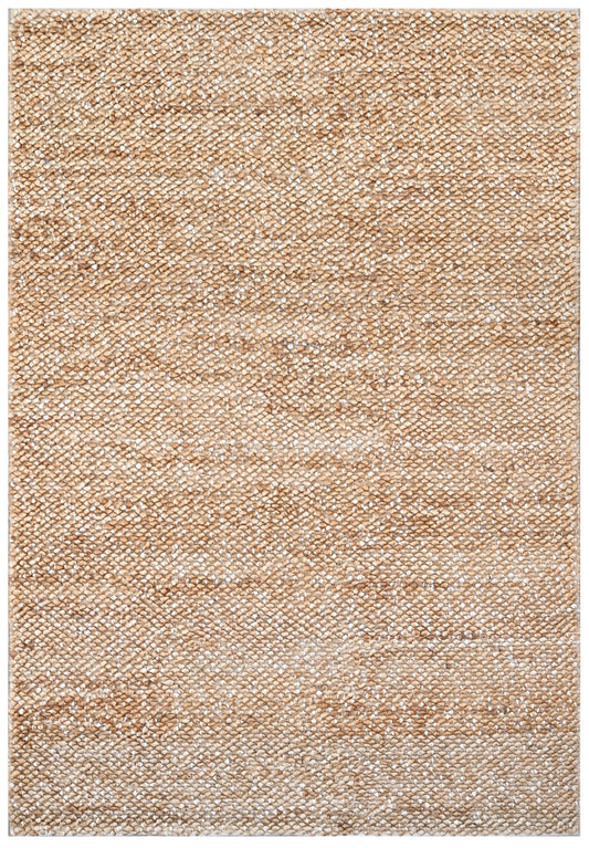 Natural Pebble Hand Woven Organic Jute Rug