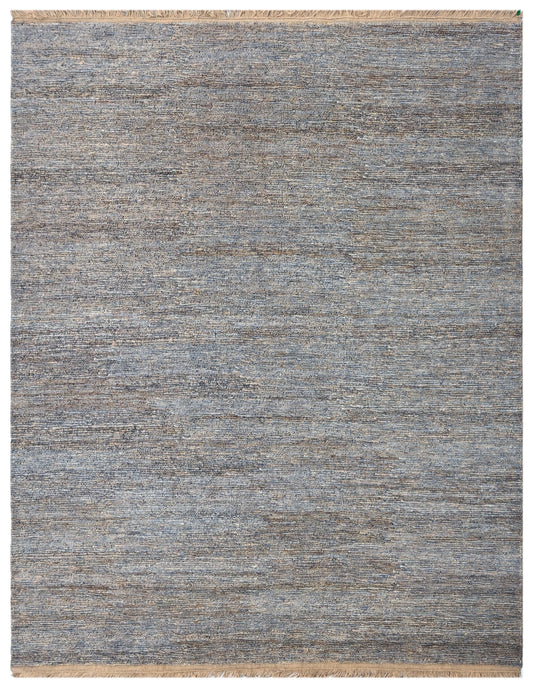 Storm Mist Hand Knotted Jute Area Rug