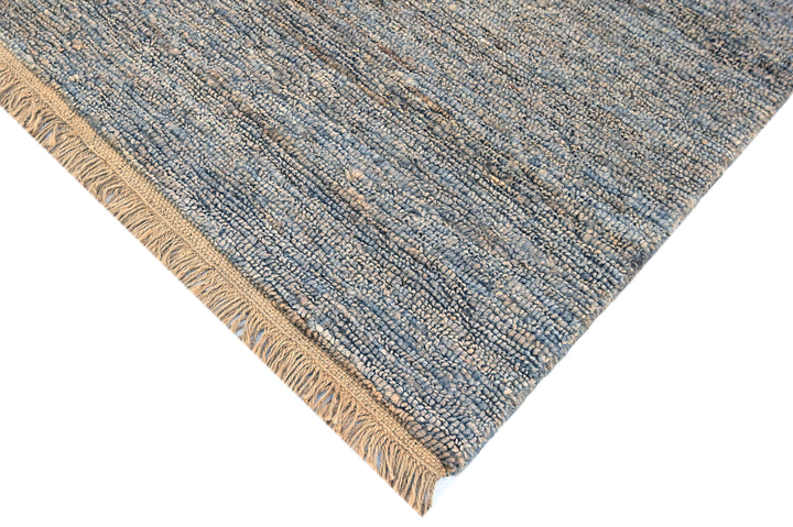 Storm Mist Hand Knotted Jute Area Rug