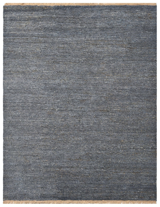 Indigo Stone Hand Knotted Jute Area Rug