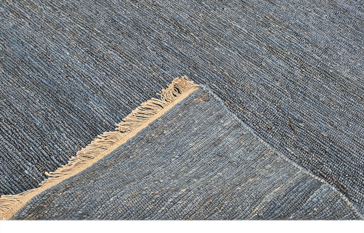 Indigo Stone Hand Knotted Jute Area Rug