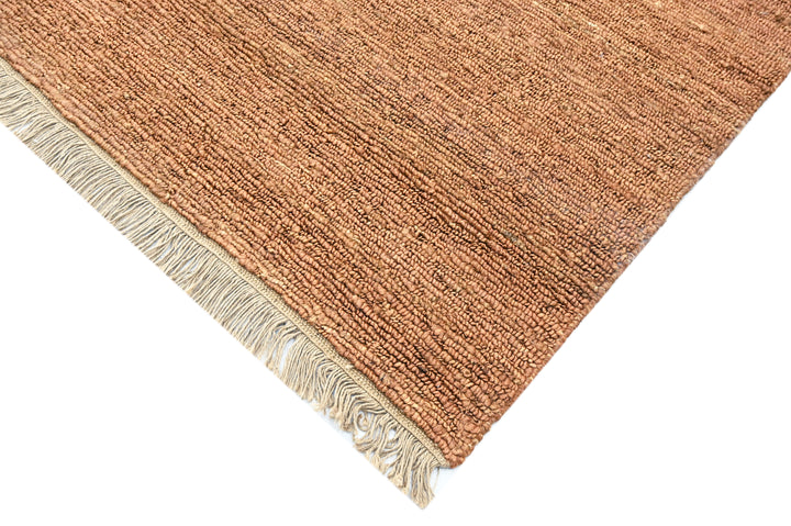 Terracotta Luxe Hand Knotted Jute Area Rug