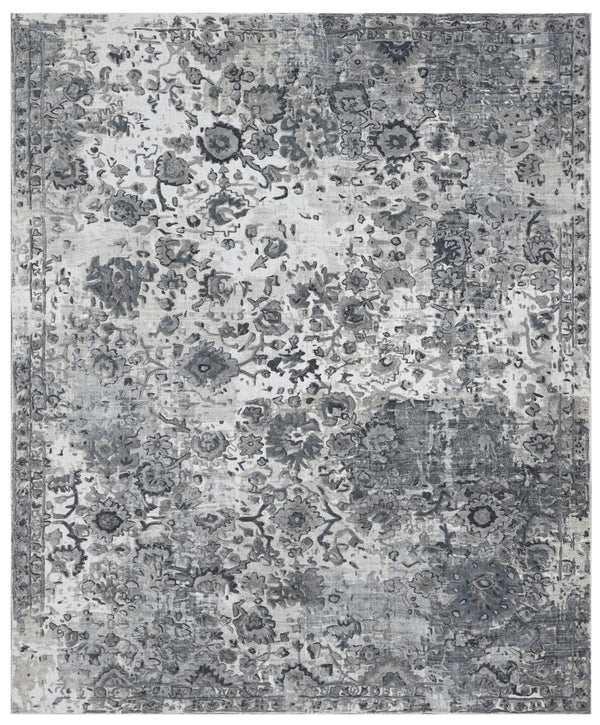 Charcoal Vintage Distressed Hand Loom Area Rug