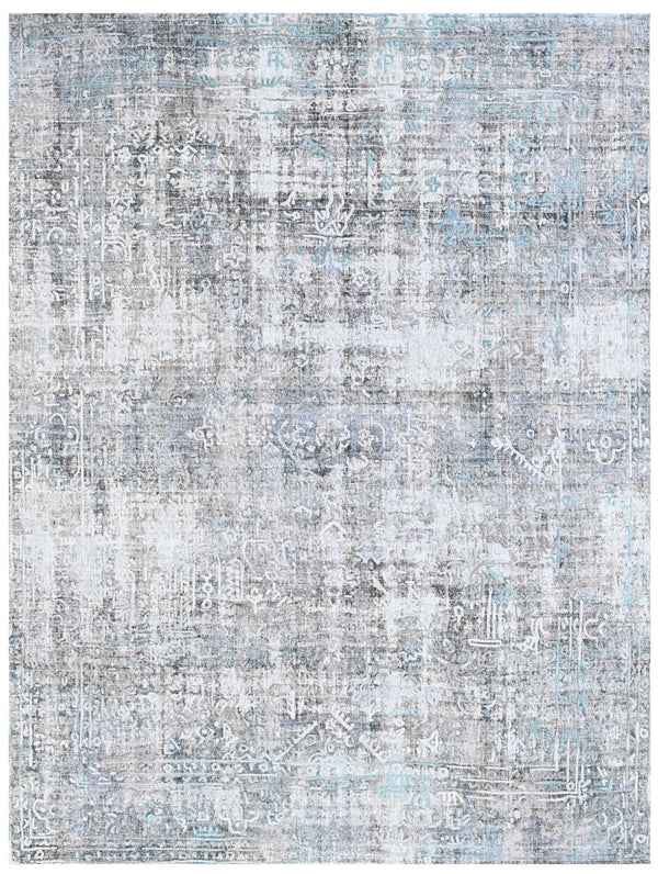 Turquoise Haze Hand Loom Rug