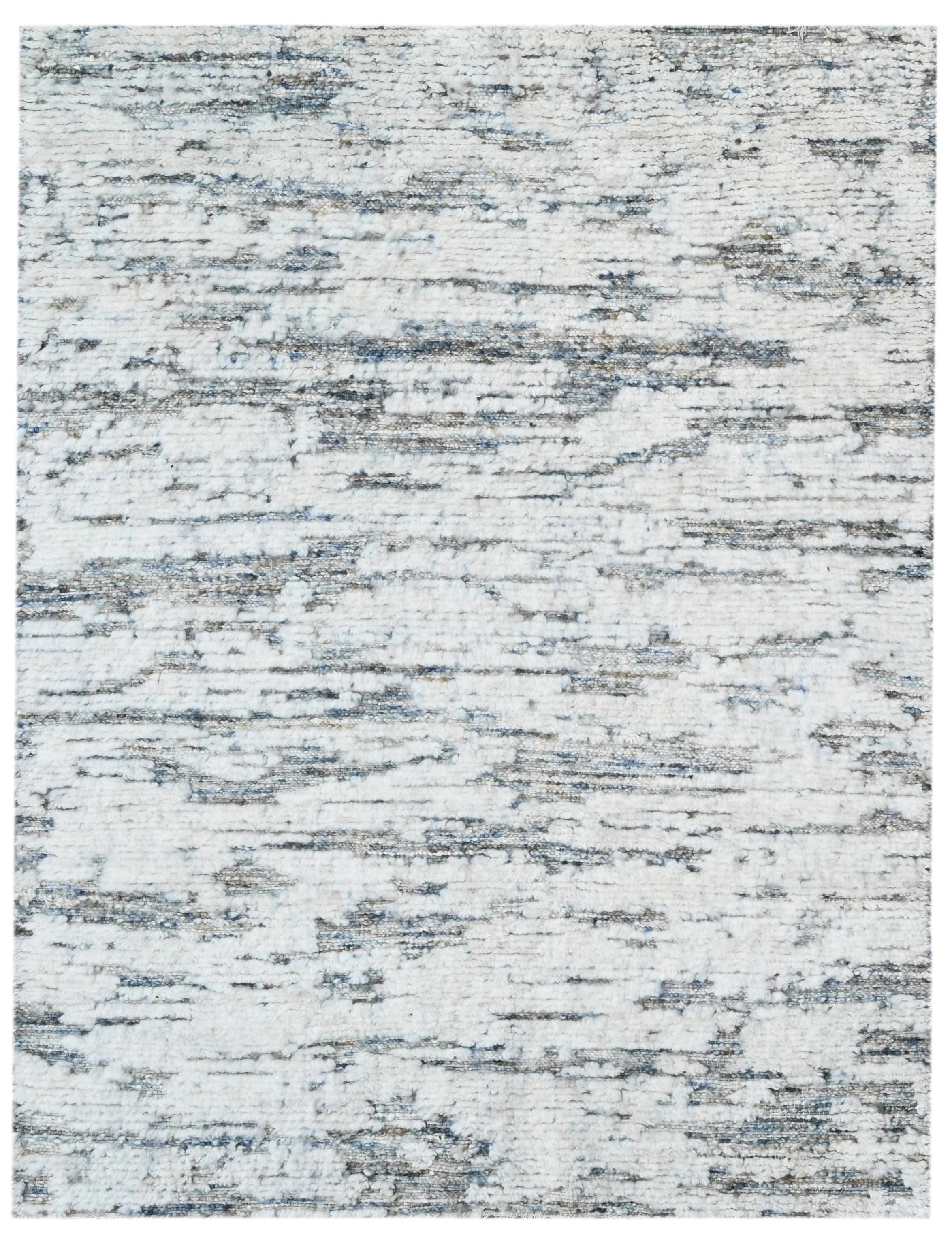 Frost Haven hand Knotted Wool Rug – Bhadohi Carpets