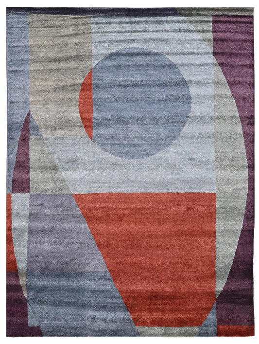 Orbit Redefined Hand Knotted Rug