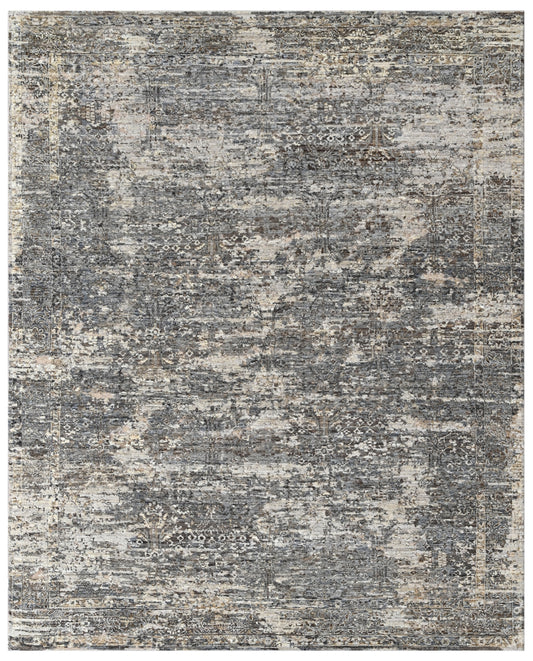 Zenvia Hand Knotted Wool & Lurex Rug