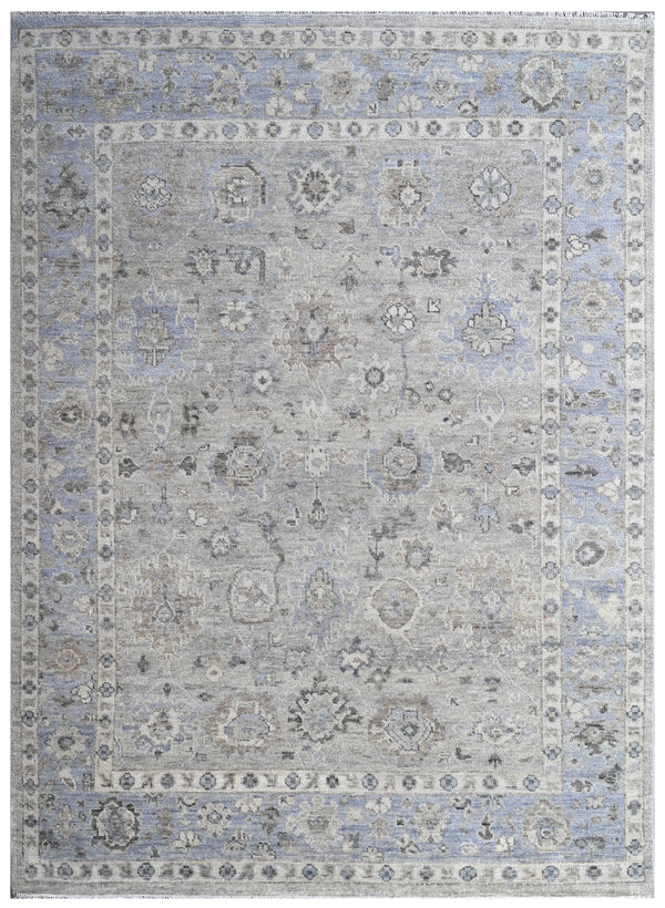 Sky Mist Hand Knotted Wool Rug