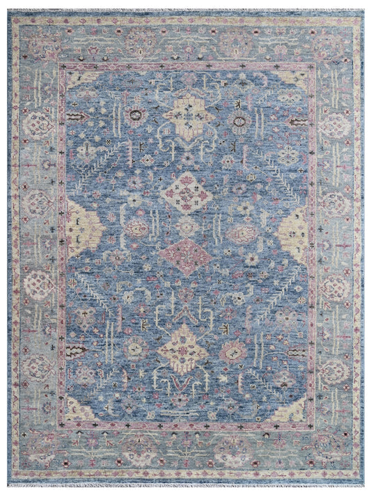 Royal Mist Hand Knotted Wool Rug