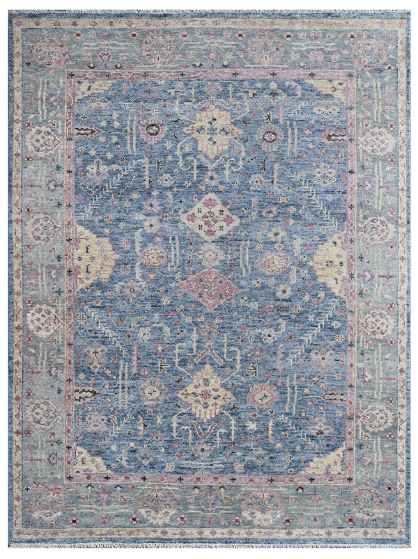 Royal Mist Hand Knotted Wool Rug