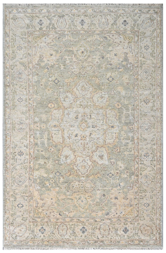 Moss Haven Hand Knotted Wool Rug