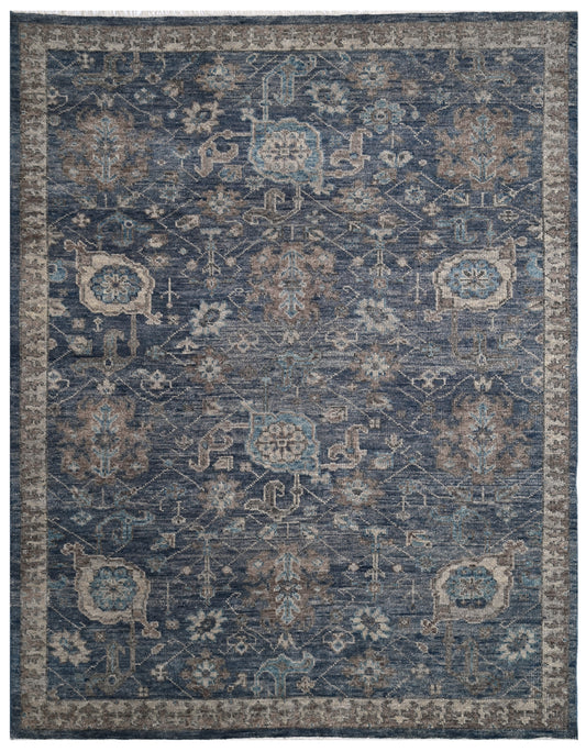 Midnight Heritage Hand Knotted Wool Rug