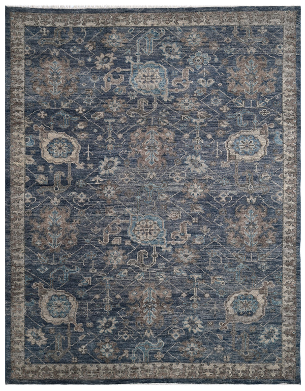 Midnight Heritage Hand Knotted Wool Rug