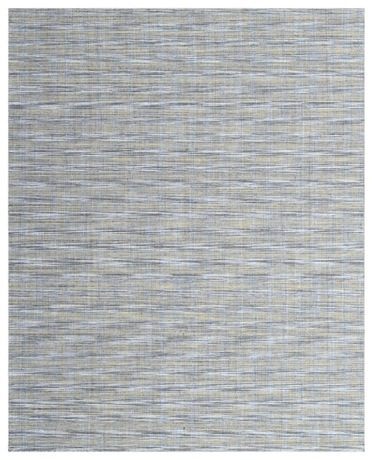 Blue Grey Modern Hand Woven Area Rug