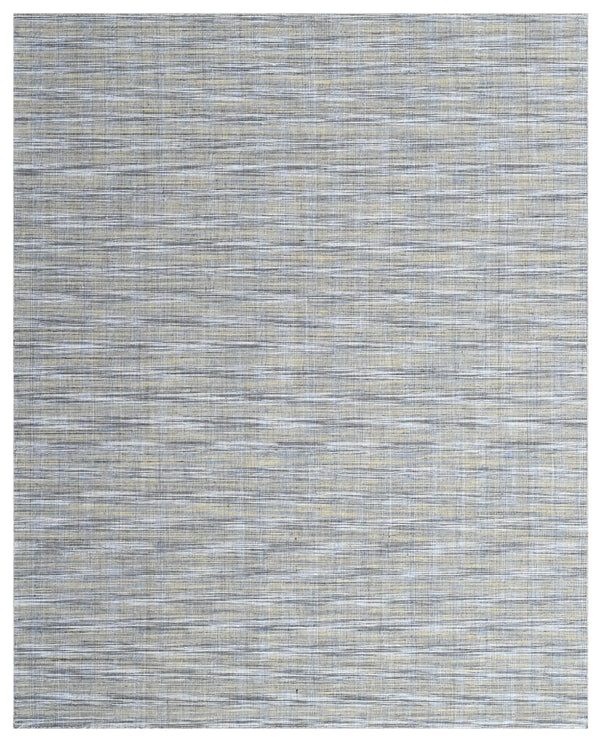Blue Grey Modern Hand Woven Area Rug