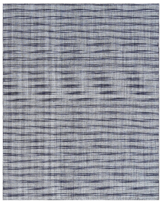 Navy Modern Hand Woven Area Rug
