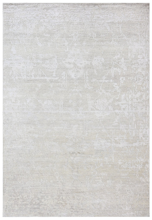 Serene Beige Hand Knotted Rug