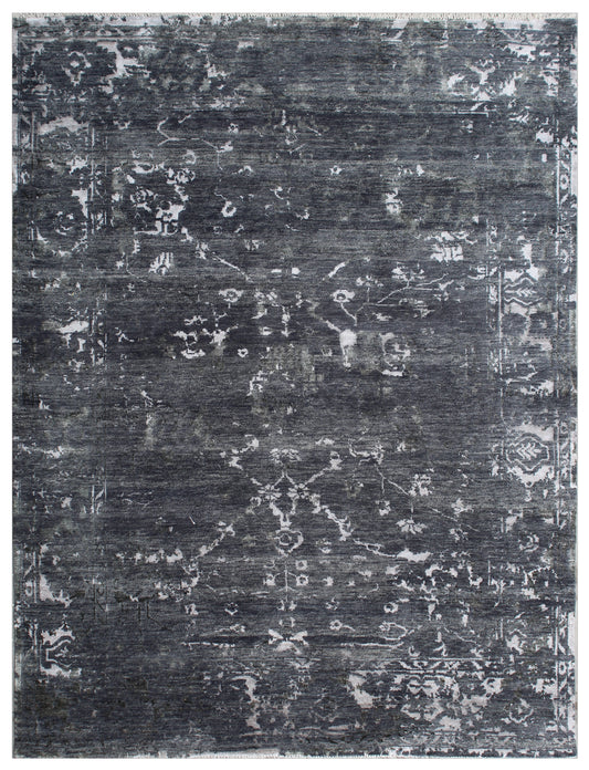Carbon Noir Hand Knotted Rug