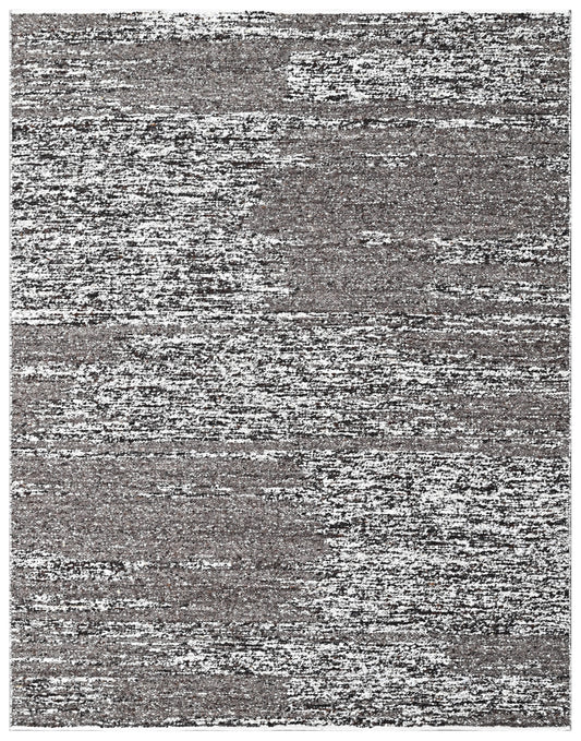 Modern Tan Textured Wool Dhurrie
