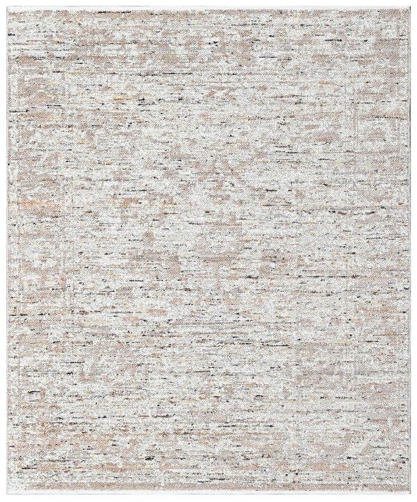 Beige Brown Textured Wool & Jute Dhurrie