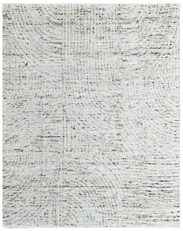 Modern Textured Wool & Jute Dhurrie