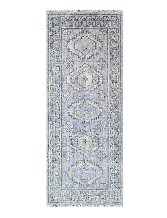 Lavender Horizon Hand Knotted Runner