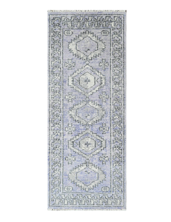 Lavender Horizon Hand Knotted Runner