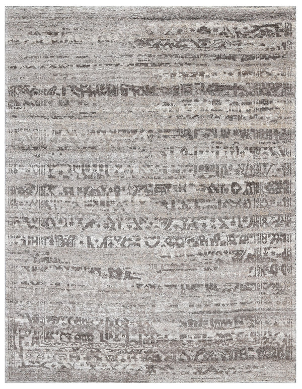 Luxury Distressed Neutral 100% Wool Rug