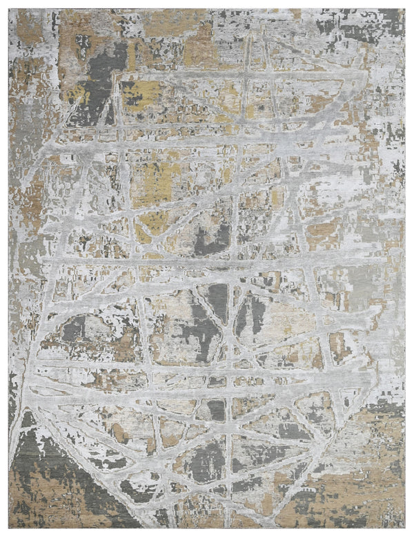 Urban Fossil Hand Knotted Rug