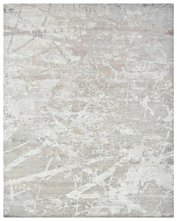 Stoneveil Ivory Taupe Hand Knotted Rug